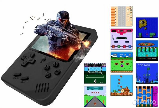 Игровая консоль 8бит ретро 400игр (новая)