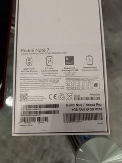 Xiaomi redmi note 7 4/64gb red