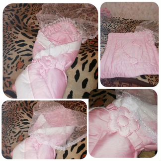 Конверт-одеяло на выписку демисезон