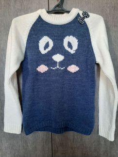 Джемпер х/б + шерсть новый