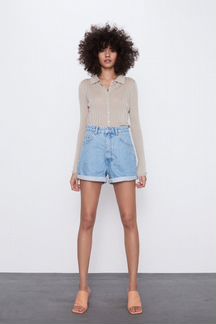 Джинсовые шорты zara