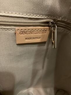 Новая Сумка шопер итальянская бирюза