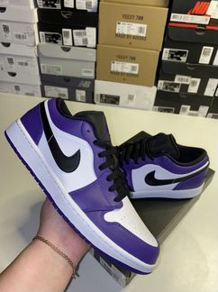 Кроссовки AIR jordan 1 LOW court purple 553558-500