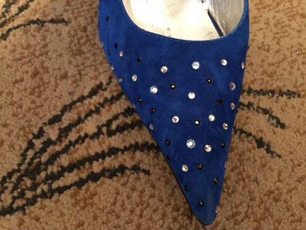 Туфли замшевые