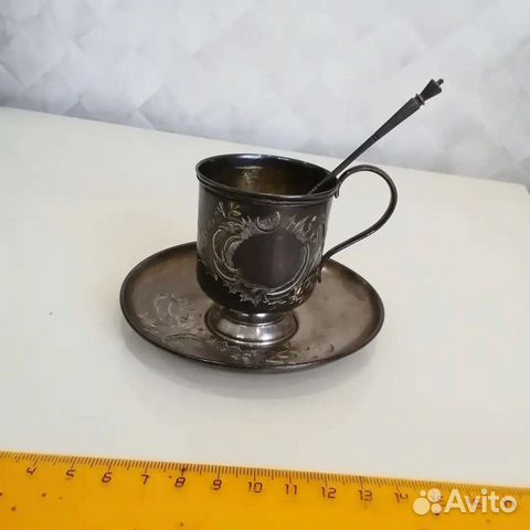 Серебряная чайная пара 84пр