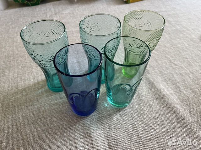 5 стаканов. Coca Cola Luminarc