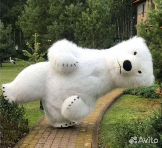 Белый мишка поздравление