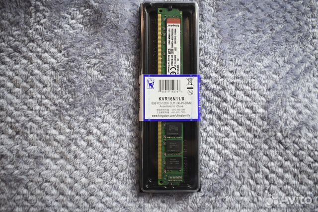 DDR3 8GB 1600Mhz udimm Кингстон для пк Новая