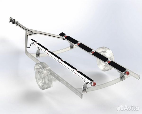Роликовая система прицепа гидравлическая / практик