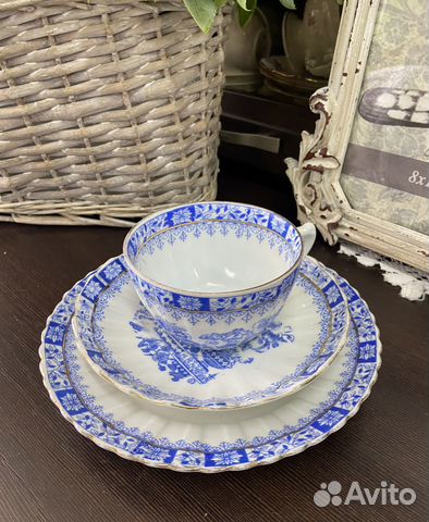 Чайные трио Oscar Schaller China Blau