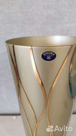 Ваза для цветов Богемское стекло