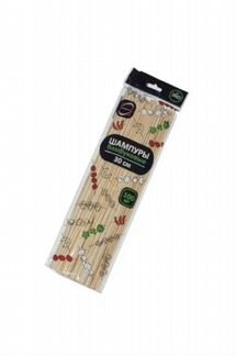 Шампуры бамбуковые 30 см,100 шт. Шпажки деревянные