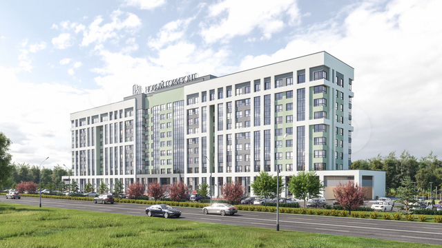 2-к. квартира, 56,9 м², 5/9 эт.