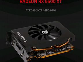 Новая видеокарта Radeon RX 6500 XT 4GB PowerColor