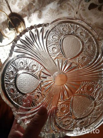 Хрустальная фруктовница Германия