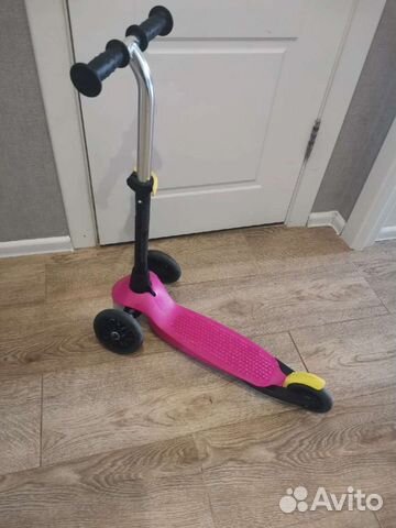 Самокат трехколесный Oxelo для девочки 3-4 года