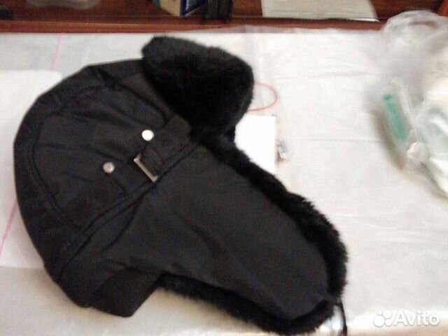 Шапка ушанка меховая мужская