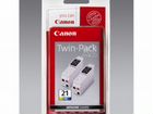 Новый картридж струйный Canon BCI-21C (цветной)