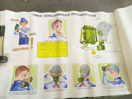 Плакаты СССР. Гражданская оборона