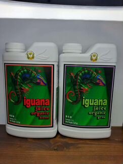 Удобрения Organic Iguana Juice Bloom Grow 1L