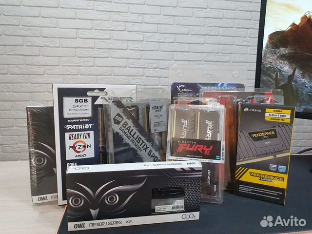 Новая Память ddr3/ ddr4/ 4gb/ 8gb/ 16gb от 2400gz