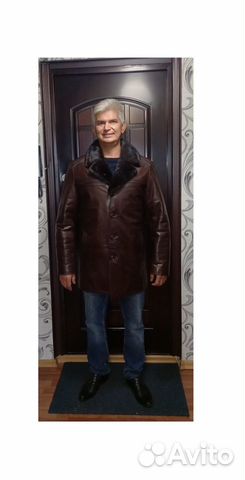 Пальто куртка кожанная,меховая,зимняя,натуральная