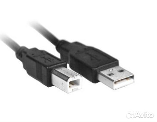 Кабель USB 2.0 AM-BM (принтерный), 1м, 1.8м, 3м