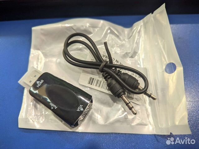 Адаптер для монитора hdmi - VGA с звуком