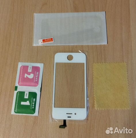 Сенсорный экран для iPhone 4 4S белый