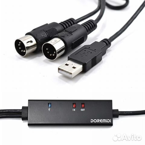 USB midi интерфейс doremidi MTU-10