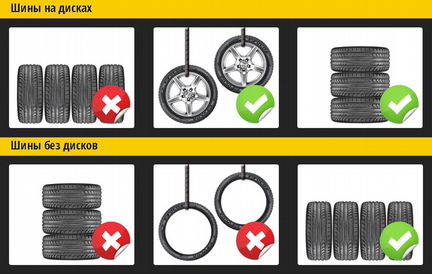 Сезонное хранение резины и колёс, покраска дисков