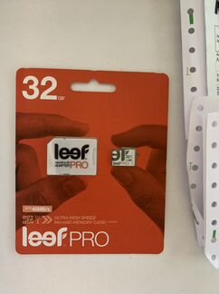 Карта памяти Leef PRO microsdhc 32 гб