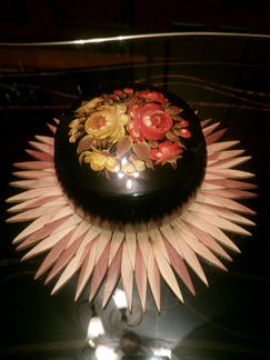 Шкатулка с Жостовкой росписью