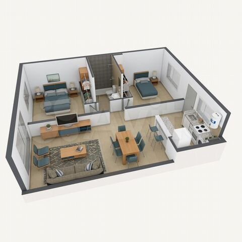 3-к. квартира, 80,1 м², 6/13 эт.