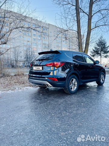 Hyundai Santa Fe 2.2 AT, 2017, 100 000 км