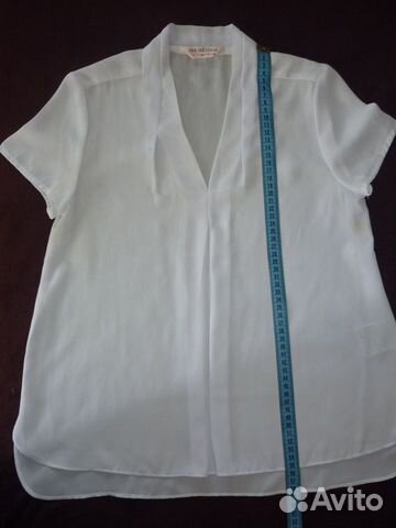 Блузка белая школьная для девочек 152см (12 лет)