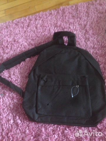 Чёрный детский рюкзак
