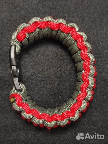 Браслет выживания из паракорда «Королевская Кобра»