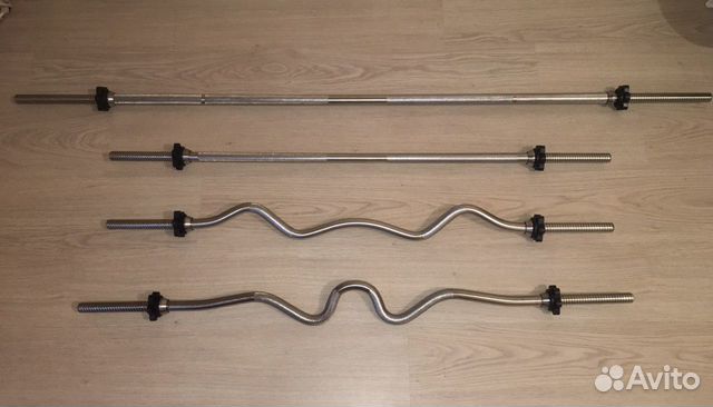 Российские грифы MB Barbell для штанг. не Китай