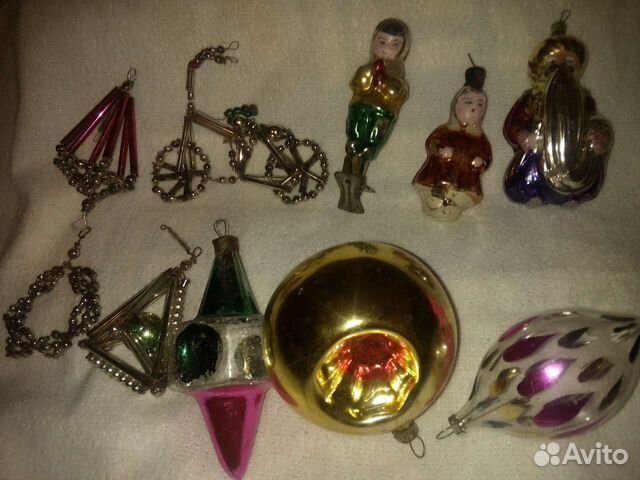 Елочные игрушки ссср,Лот24