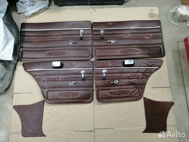 Коричневые дверные карты ваз 2106 Жигули