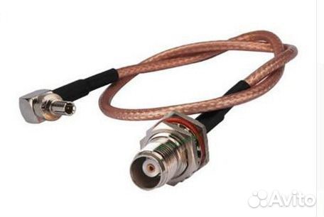 Пигтейл F(гнездо) -CRC9(штекер) кабельная сборк