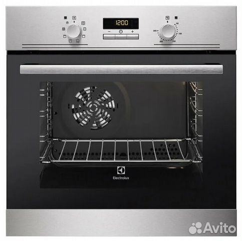 Электрический духовой шкаф electrolux opea 4300 x серебристый