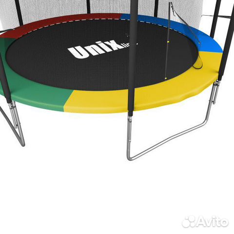 Батут с защитной сеткой unix line Simple 12 ft Col