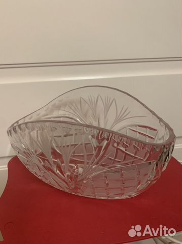 Салатник хрустальный СССР Винтаж