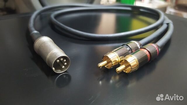 5Din-2RCA аудиокабель