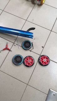 Трюковой самокат ремонт колеса,колесо