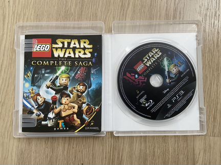 Лего диск “star wars THE compiete caga” на PS3 6+