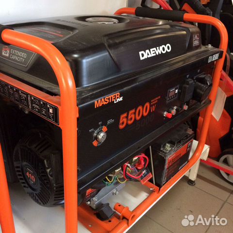 Бензиновый генератор daewoo GDA 6500E