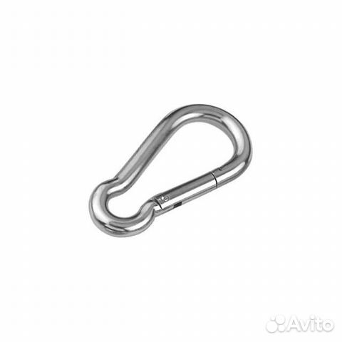 Карабин пожарный нержавеющий, 8х80мм